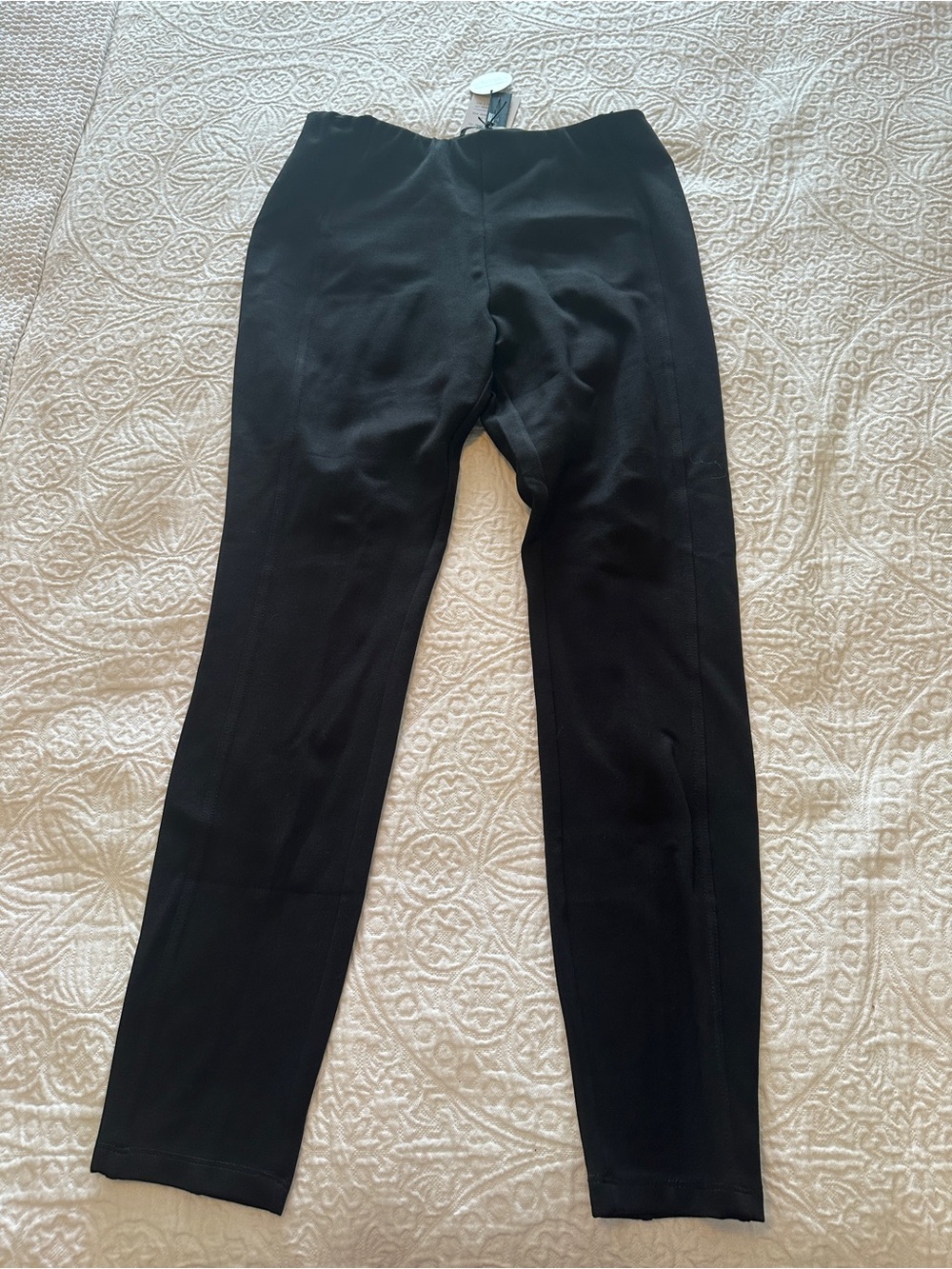 NWT Tahari Women’s Black Ponte Skinny Pants w/ Tummy Control